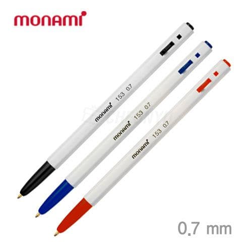 [モナミ]153ボールペン-0.7mm (12個 1セット)