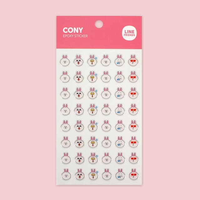 [LINE FRIENDS]LINE FRIENDS エポキシステッカー_コニー