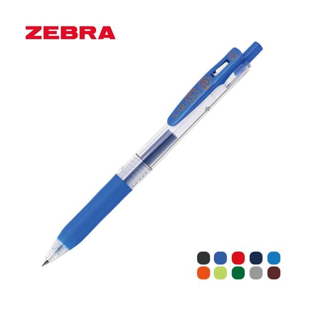 [ゼブラ]サラサクリップ ゲルボールペン 0.3mm（10本1束）