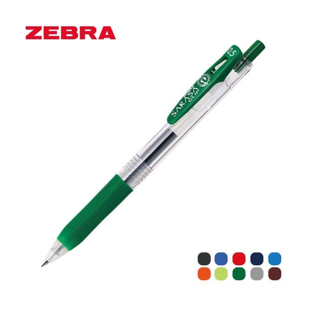 [ゼブラ]サラサクリップ ゲルボールペン 0.5mm (10本1束)
