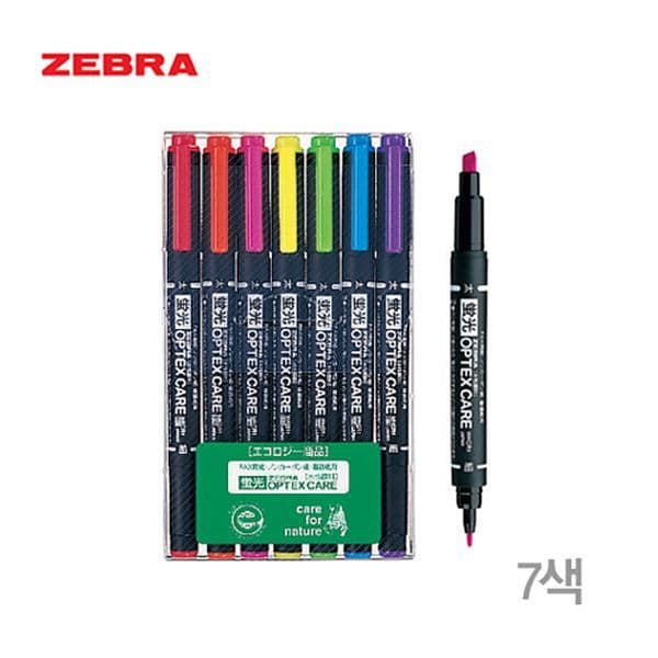 [ゼブラ]オプテックス ケア 7色セット 1