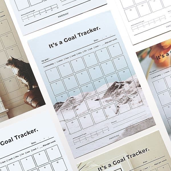[ペーパーリアン]Goal Tracker-30days [A4] 1