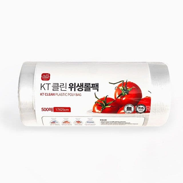 [ノーブランド]KTクリーン衛生ロールパック ミニ（170X250mm）500枚 1