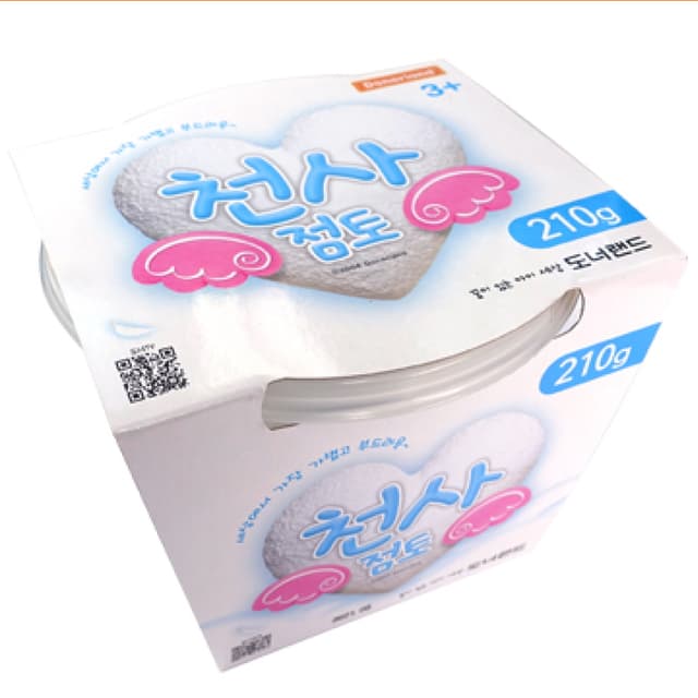 [ドナランド]天使粘土 バルク 210g ホワイト