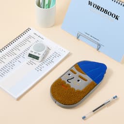 [アンテナショップ]キャンバスペンケース ブークレ刺繍ペンポーチ_ビアードマン ベストフレンド_大学生用.. 4
