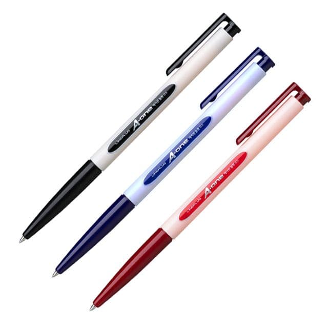 [ラインプラス]エーワンボールペン 0.5mm (12個 1セット) 1