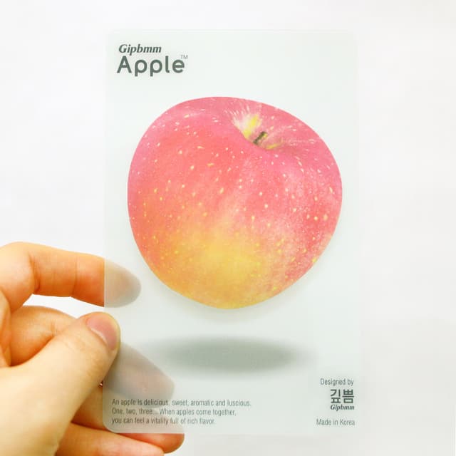 [ギップム]レッドアップル-スティッキーノート