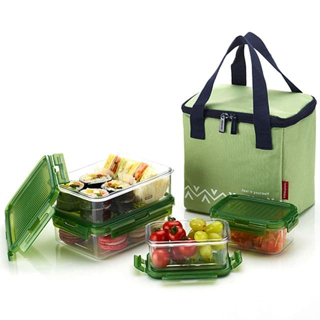 [コメックス] Lunchmate Tritan 4段コンボランチボックスセット