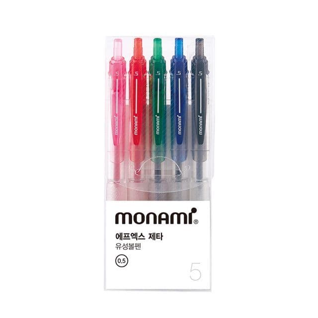 [모나미]FX-ZETA (FX-ZETA) 0.5mm 5色セット