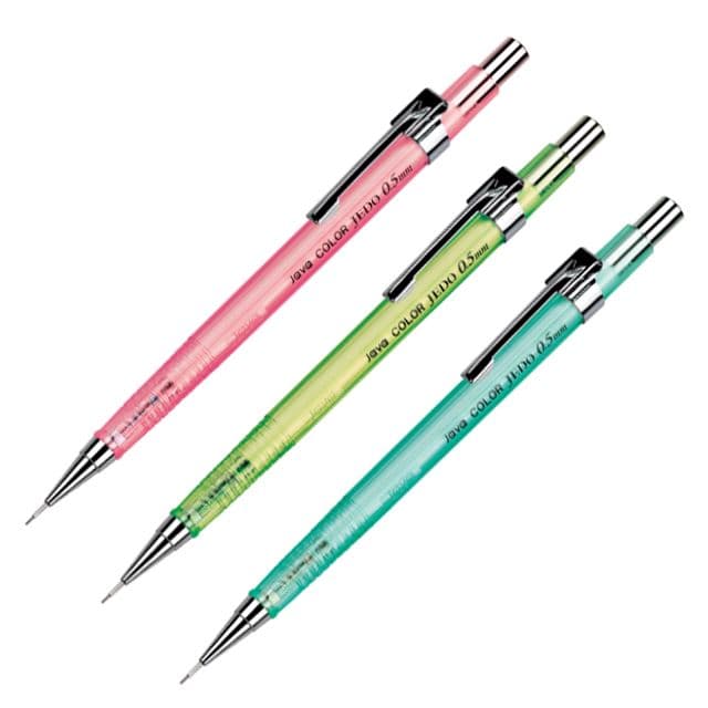 [ジャバ]ジャバ 透明カラーデザインシャープ 0.5mm（12個 1セット）