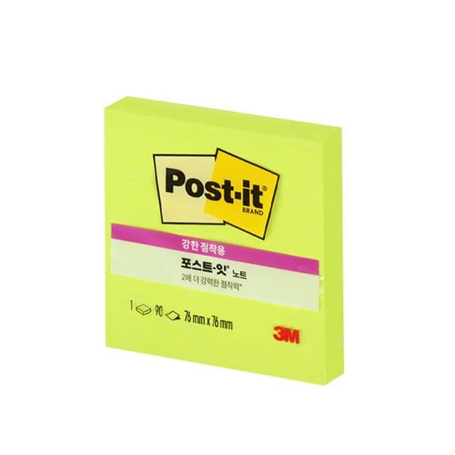 [ポスト・イット] ポスト・イット ノート 強粘着用 スプラウトグリーン 654 (76x76)