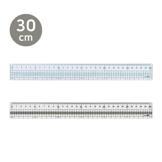 [アイビス]30cm カラー方眼定規 (ランダム発送)