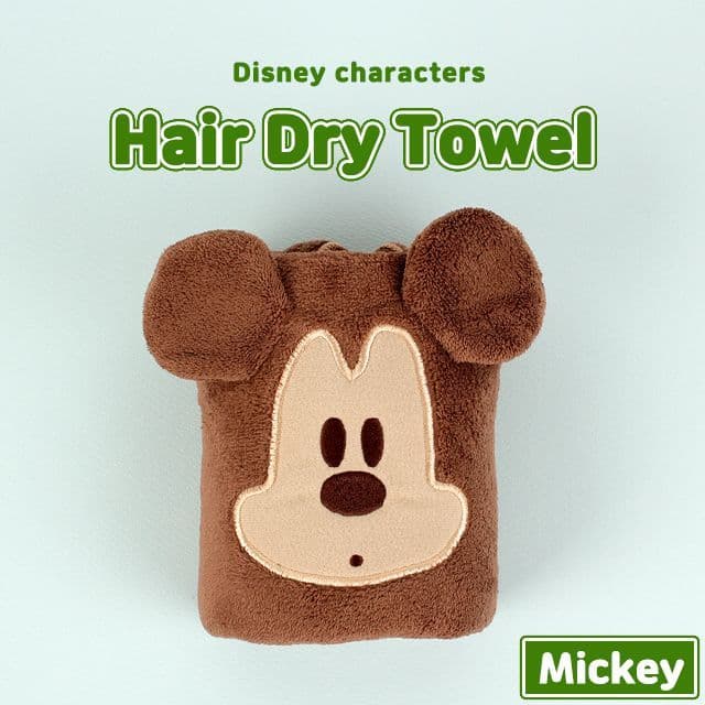 [Disney]ミッキーマウス ヘアドライタオル 1