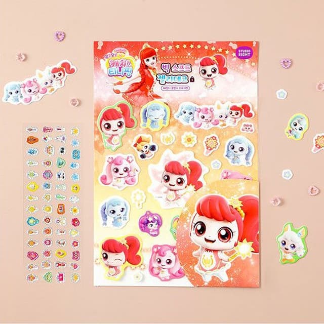 [Catch! Teenieping]なんでもかんでもキャッチ！ティニピン ビッグソフトジェリーデコステッカー_ナナピン