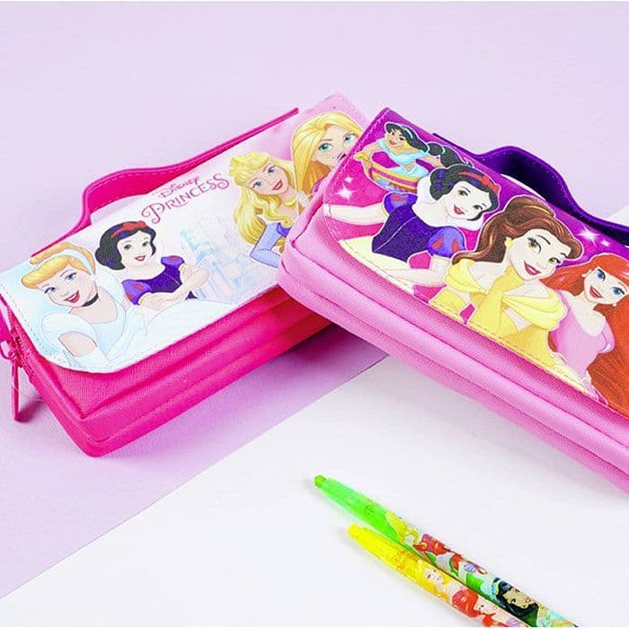 [ディズニー]ディズニープリンセス ハンドル付きボリュームペンケース 1