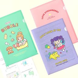 [インディゴキッズ]インディゴキッズ 小学生 アルファガール Lホルダー (A4ファイル) 5