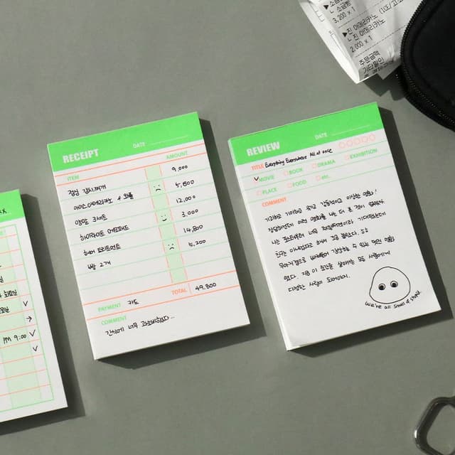 [ビーファンシー]ハイライトメモパッド S (ノート メモ用紙)