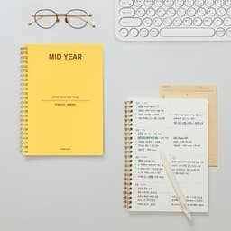 [アンテナショップ]（万年型6か月）ミッドイヤー ウィークリープランナー A5_ダイアリー スケジューラー 3