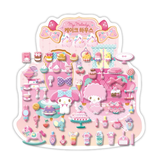 [サンリオ]マイメロディ ケーキハウスステッカー