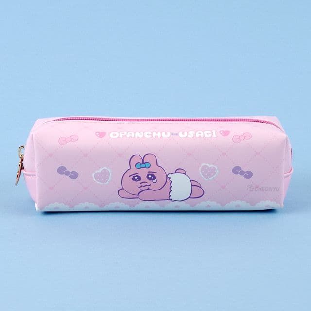 [パンチュうさぎ]パンチュうさぎ スクエアポーチ - ピンク