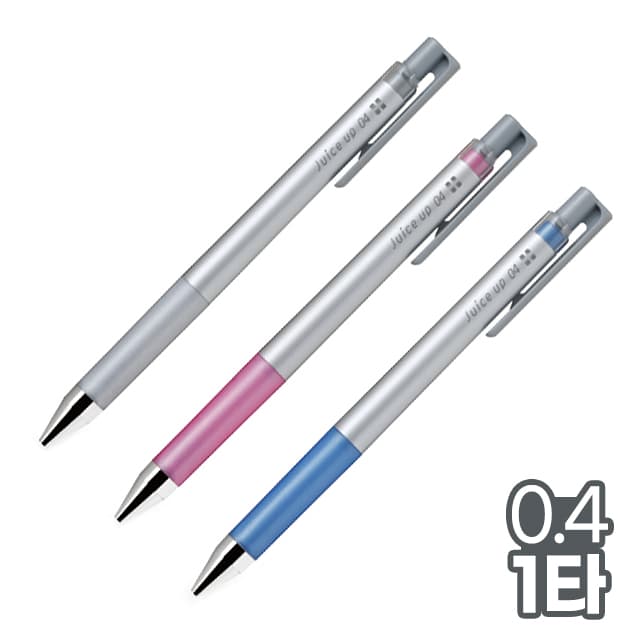 [パイロット]ジュースアップ ゲルインク メタリックボールペン 0.4mm (5個 1打)