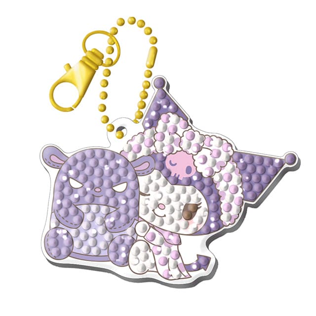 [サンリオ]サンリオ クロミ パジャマ ビーズ刺繍キーホルダー 1