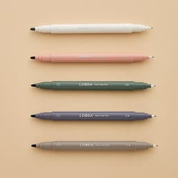 [ロプダ]ロプダ_ツインカラーペン（5本入り） 3