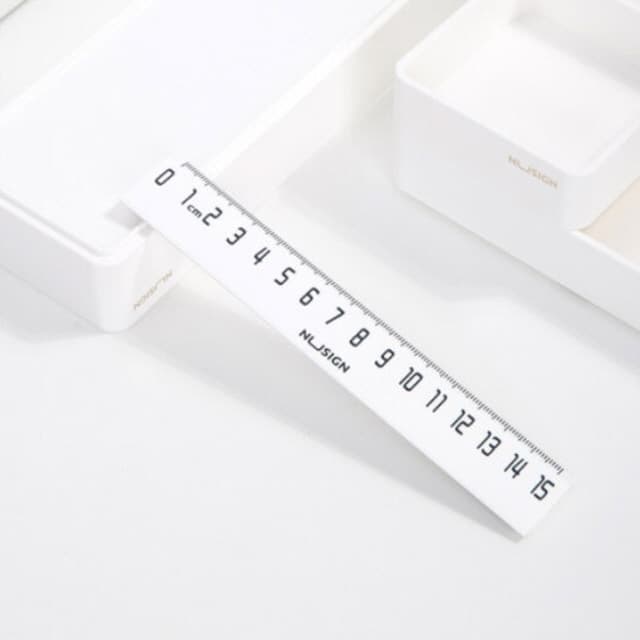 [デリ]ヌーサイン ABS定規 15cm