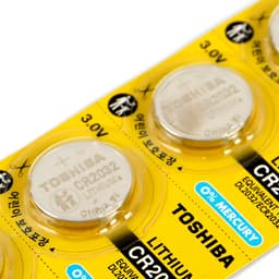 [東芝]東芝水銀コイン電池 CR2032 (5個1セット) 3