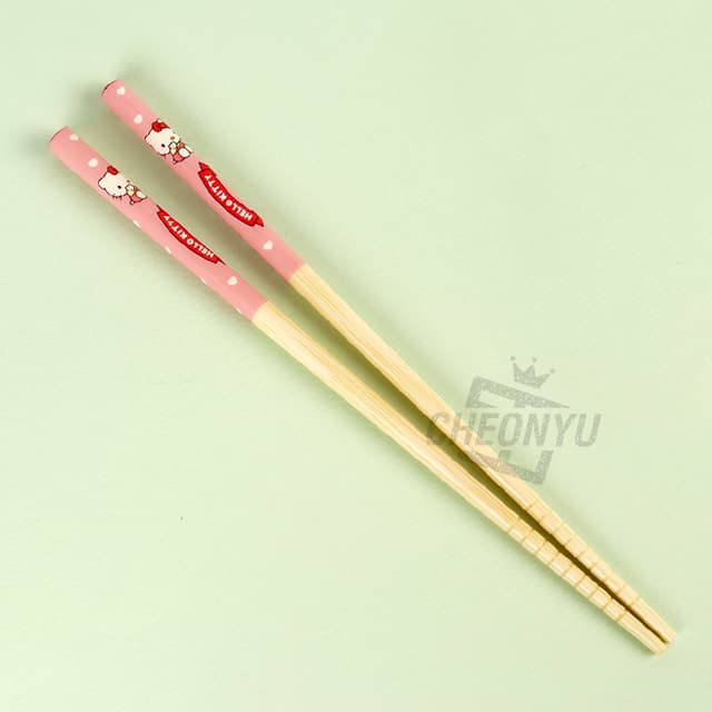 [サンリオ]ハローキティ 木製箸 21cm