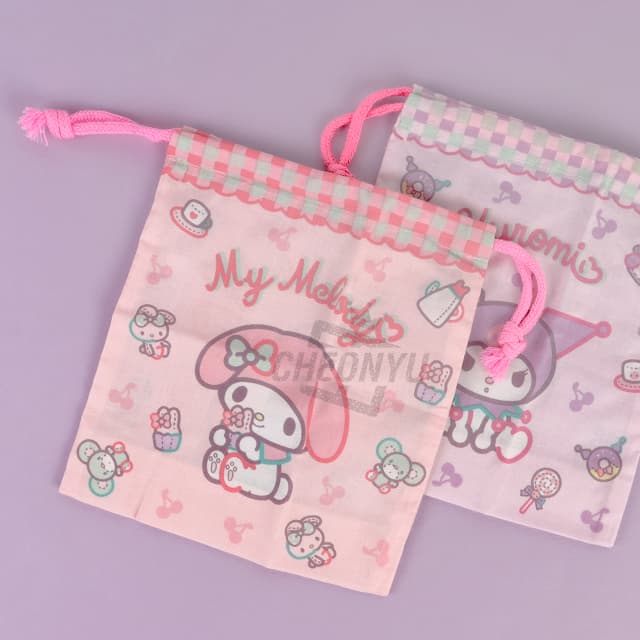 [クロミ]マイメロディ クロミ ポーチ型巾着 2P