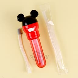[ディズニー]ミッキーマウス フェイスストローキャップ + 携帯ケース 3