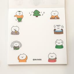 [ダルペーパー]ダルペーパー キャットライフ 3種メモパッド 3