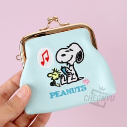 [ピーナッツ]ピーナッツスヌーピー刺繍コインケースポーチ 2
