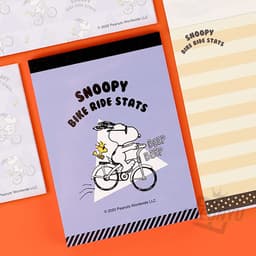 [ピーナッツ]ピーナッツ スヌーピー ミニメモ_自転車 1