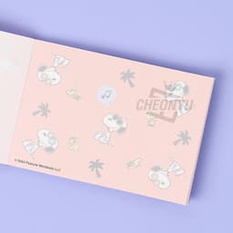 [ピーナッツ]ピーナッツスヌーピーミニブロックメモ_ビーチ（単品） 4