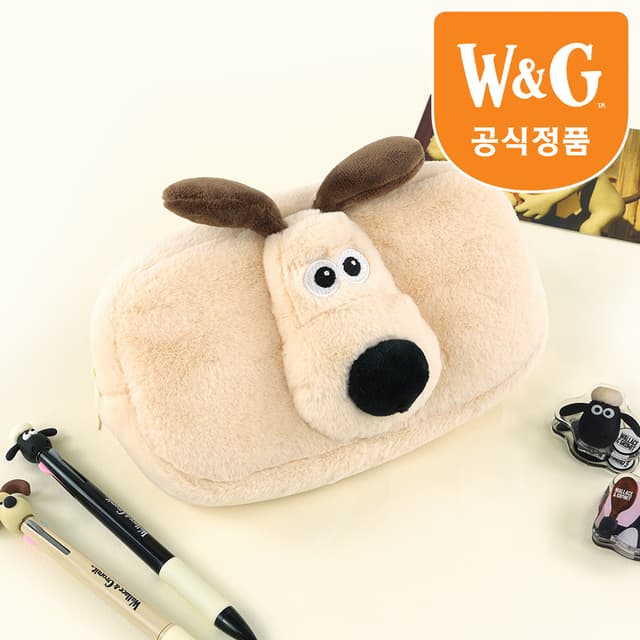 [ウォレスとグルミット] スクエアポーチ 単品