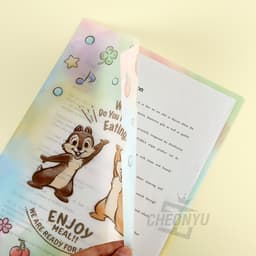ディズニー チップ＆デール A4クリアファイル 3