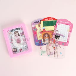 [エリート]ガールホリック カードケース 立体シールコーデステッカー 4