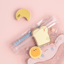 [サンリオ]シナモロール ダイカット ファンシージッパーバッグ 3Pセット 3