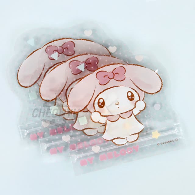 [サンリオ]マイメロディ ダイカット ファンシージッパーバッグ 3Pセット