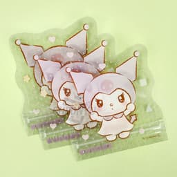 [サンリオ]クロミ ダイカット ファンシージッパーバッグ 3Pセット 1