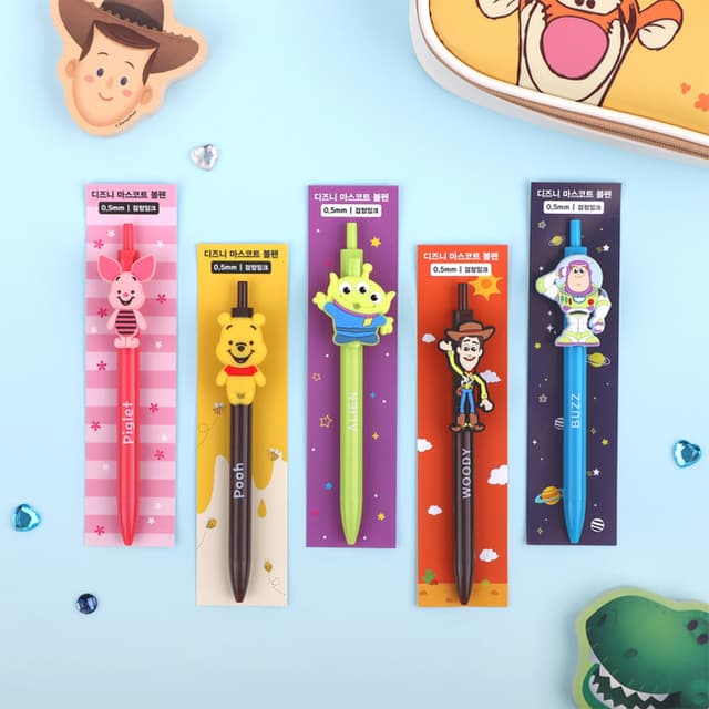 [ディズニー]ディズニー キャラクターマスコットボールペン（5 option）