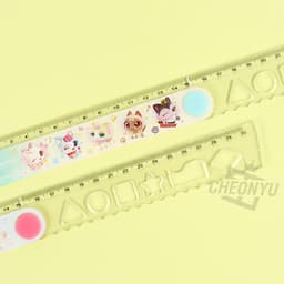 [ウィッシュキャット]ウィッシュキャット 30cmスマート折りたたみ定規 4