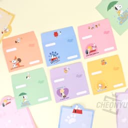 [ピーナッツ]スヌーピー ダイカット便箋 5