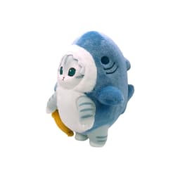 [モフサンド]モフサンド サメコスチュームぬいぐるみ 25cm_サバにゃん 2