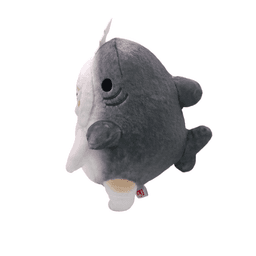 [モフサンド] モフサンド サメコスチュームぬいぐるみ 25cm_クリームニャン 3
