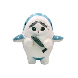 [モフサンド]モフサンド サメコスチュームぬいぐるみ 25cm_サバにゃん 1