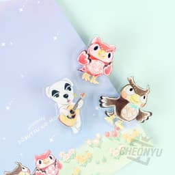 あつまれ どうぶつの森 アクリルクリップセット 3