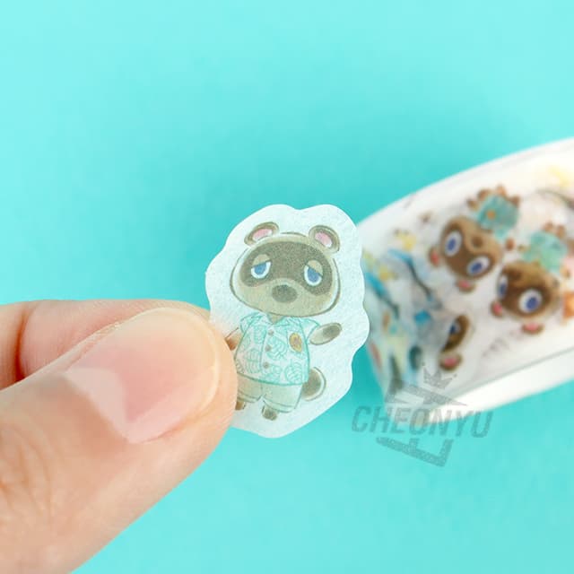 あつまれ どうぶつの森 使い切りマスキングロールステッカー